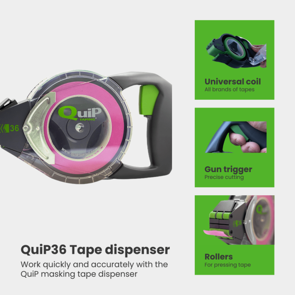 QuiP36 Tape Dispenser Infographics